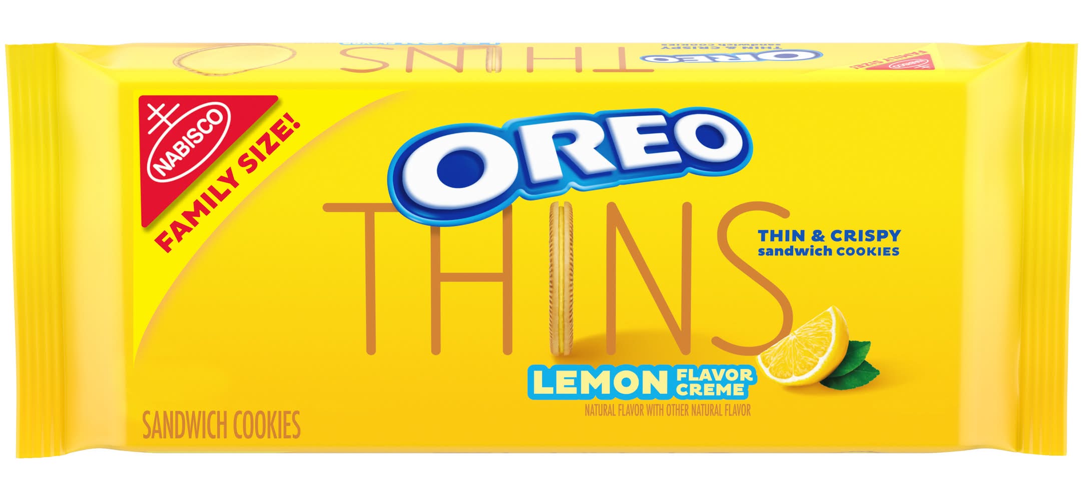 Lemon Oreo Thins Family Size 13.10 oz