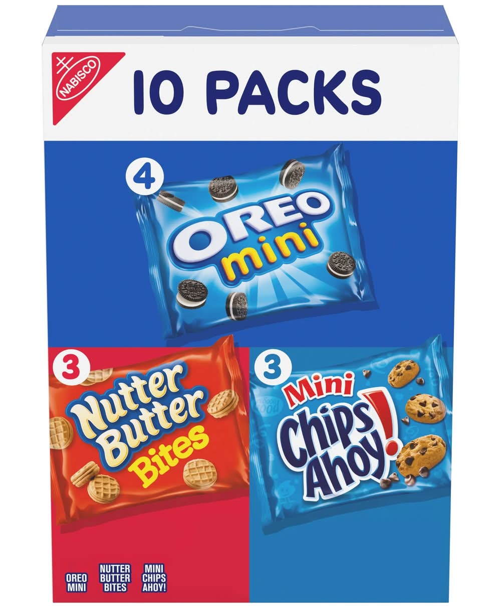 Nabisco Cookie Mini Variety Pack 10-1 oz