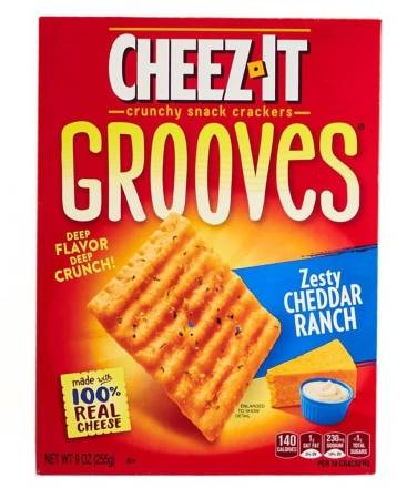 Cheez-It Grooves Zesty Cheddar Ranch 9 oz