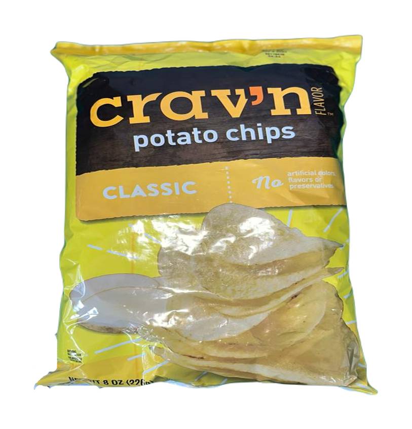 Crav'n Classic Potato Chips Classic 8 oz