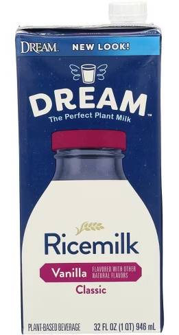 Dream Rice Milk Vanilla UHT 32 oz