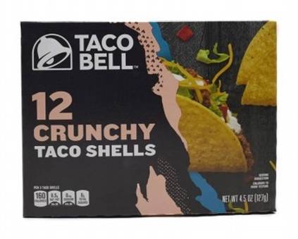 Taco Bell Crunchy Taco Shells 12 ct