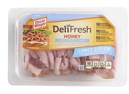 Oscar Mayer Deli Fresh Honey Uncured Ham Lower Sodium 8 oz