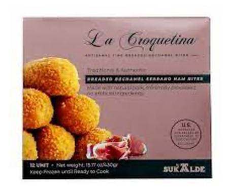 La Croquetina Breaded Bechamel Serrano Ham Bites 12 ct