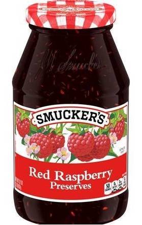 Smucker’s Red Raspberry Preserves 12 oz