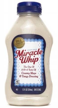 Miracle Whip Squeeze Bottle 12 oz