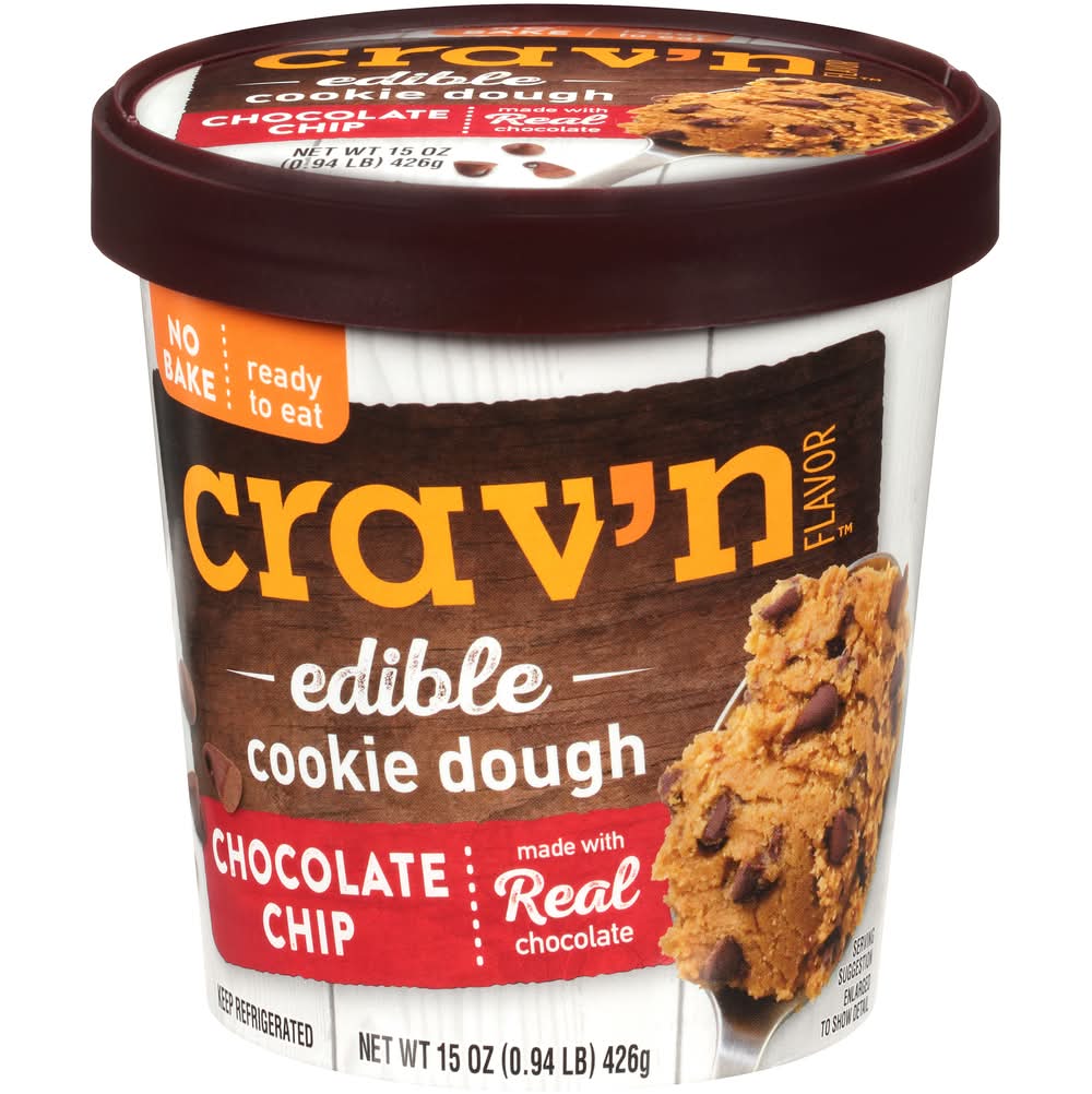 Crav'n Edible Cookie Dough Chocolate Chip 15 oz