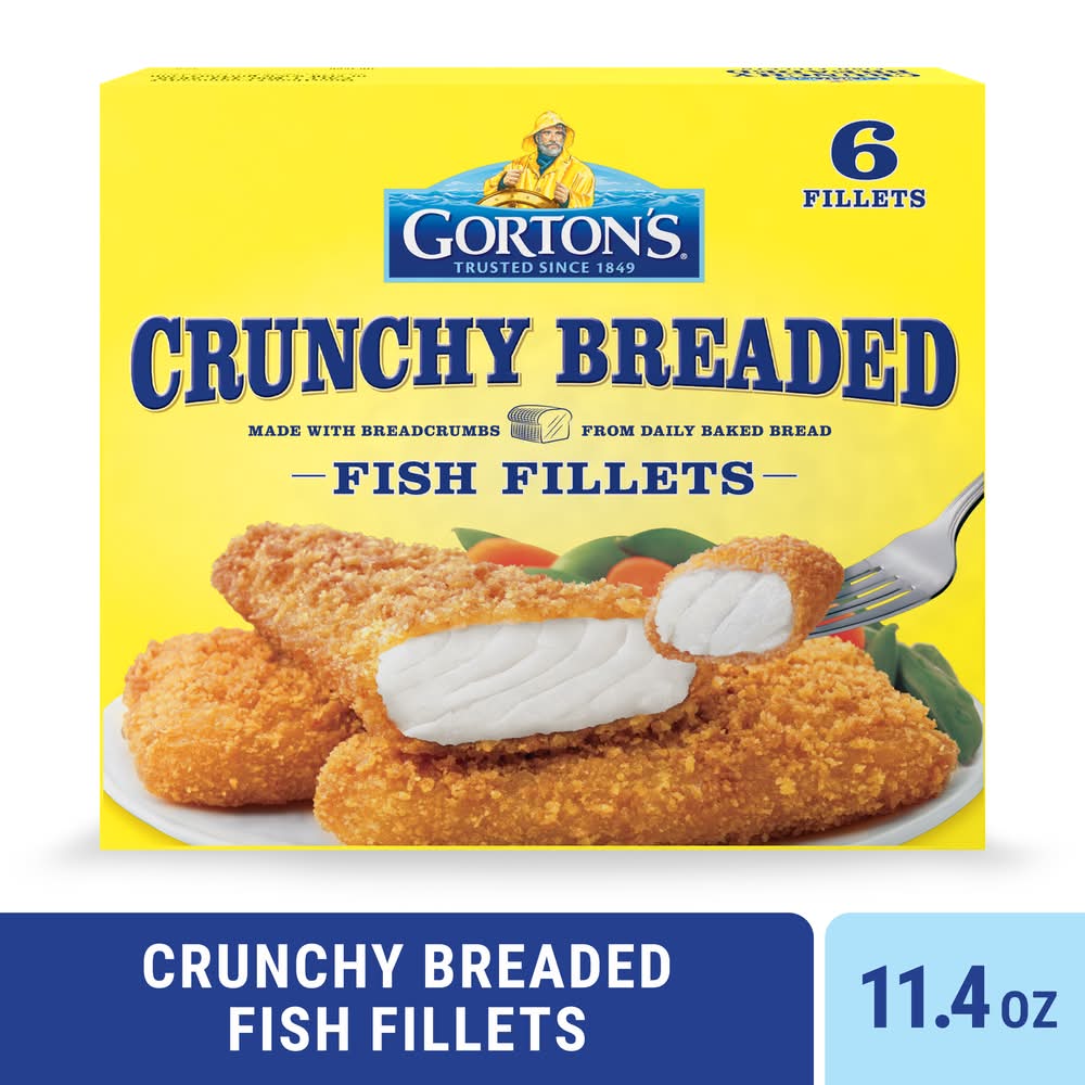 Gorton’s Crunchy Breaded Fish Fillets 11.4 oz