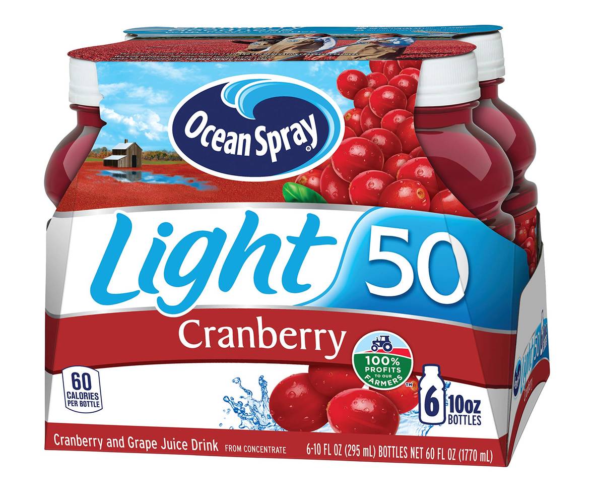 Ocean Spray Cranberry Light Juice 6-10 oz