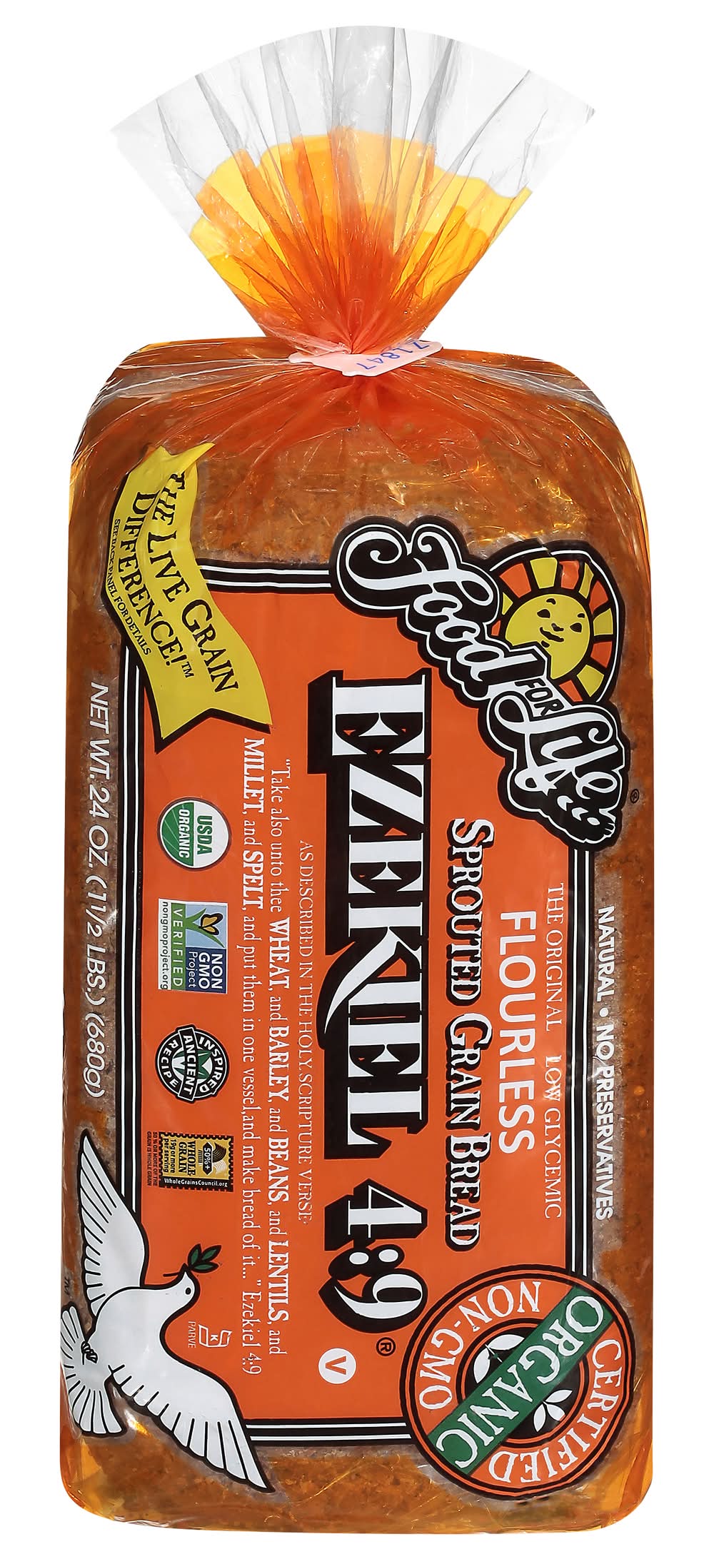 Ezekiel 4:9 Flourless Sprouted Grain Bread 24 oz
