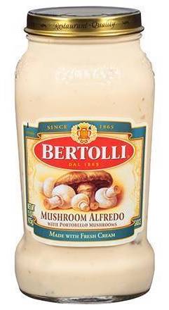 Bertolli Mushroom Alfredo Sauce 15 oz