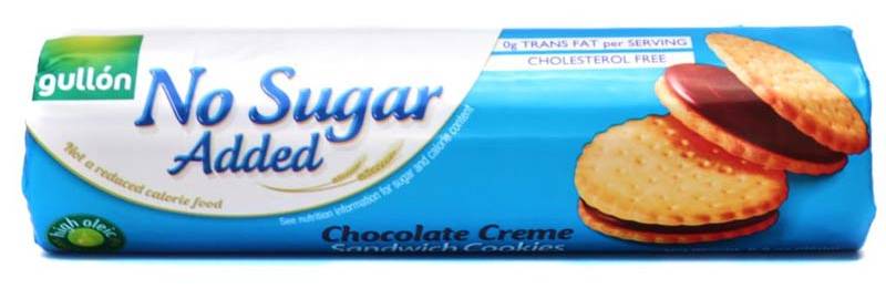 Gullón No Sugar Added Chocolate Creme Cookies 8.81 oz