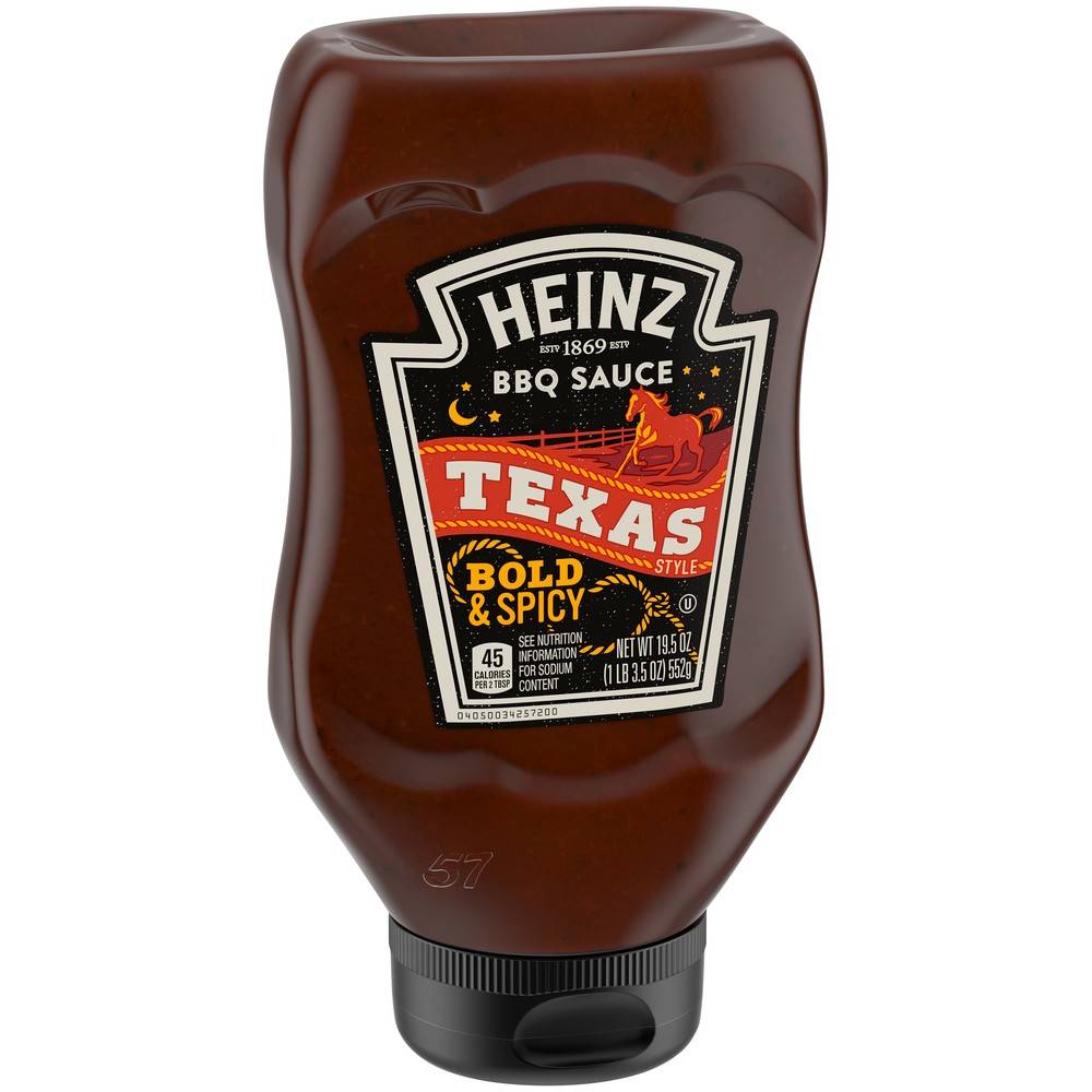 Heinz Texas BBQ Sauce Bold and Spicy 19.5 oz