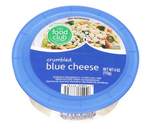Food Club Crumbled Blue Cheese 4 oz