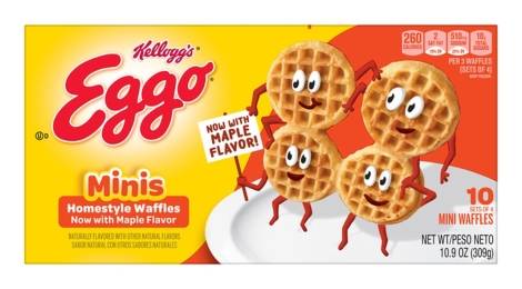 Eggo Minis Homestyle Waffles 10.9 oz