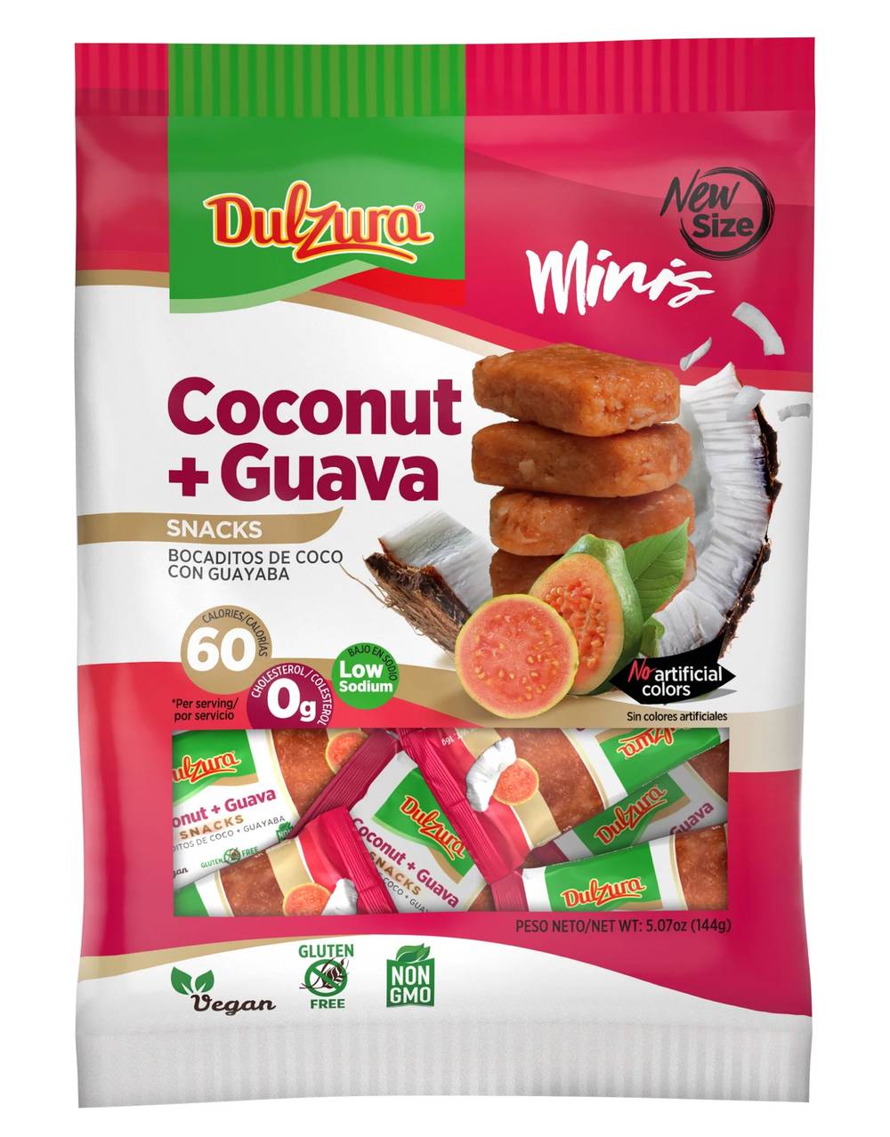 Dulzura Coconut & Guava Snacks 3.4 oz