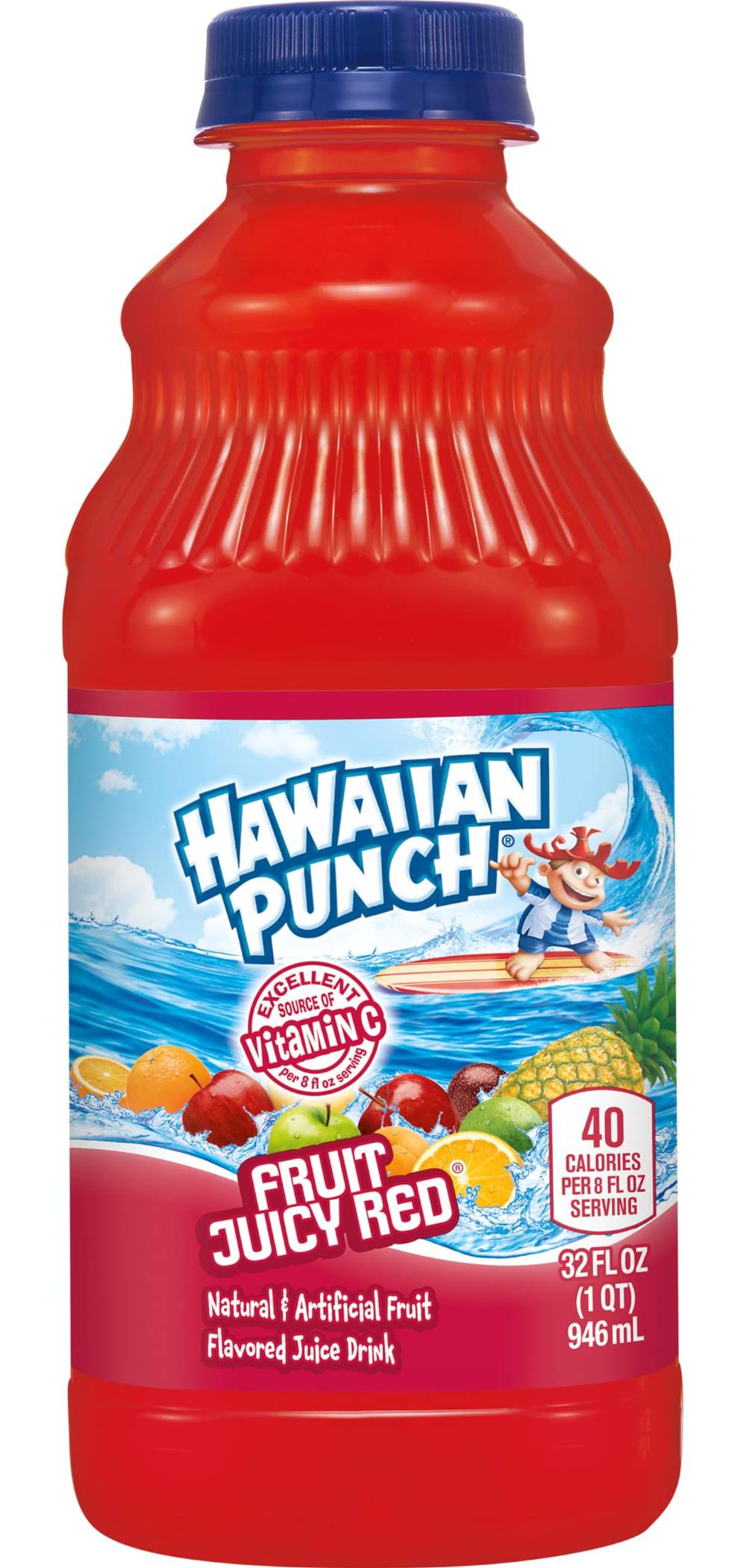 Hawaiian Punch Fruit Juicy Red 32 oz