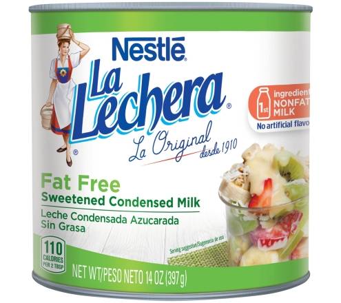Nestle La Lechera Fat Free Sweetened Condensed Milk