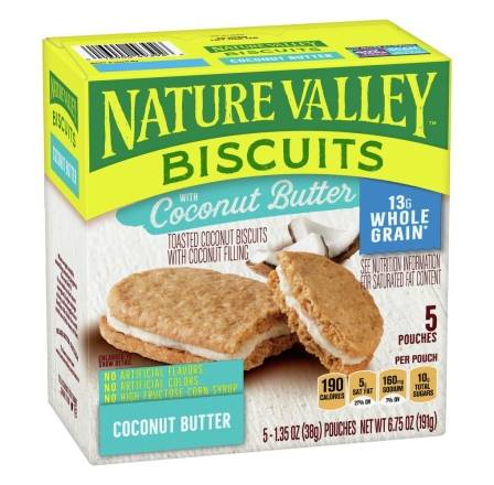 Nature Valley Biscuits with Coconut Butter 5 pouches