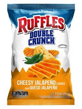 Ruffles Double Crunch Cheddar & Jalapeño 7.75 oz