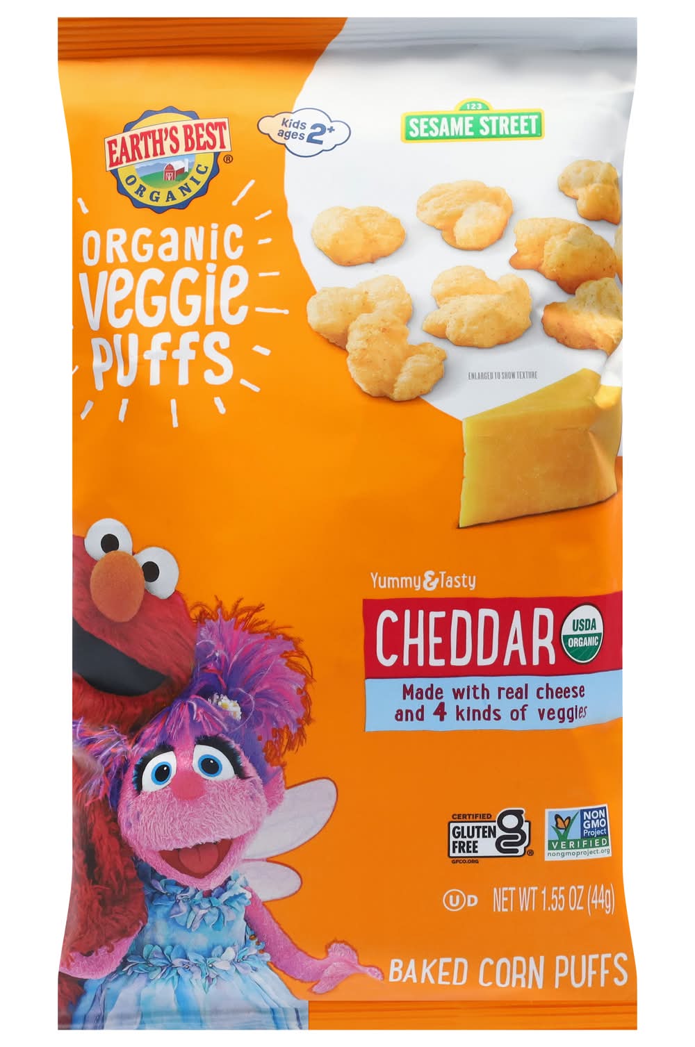 Earth’s Best Organic Cheddar Veggie Puffs 1.55 oz