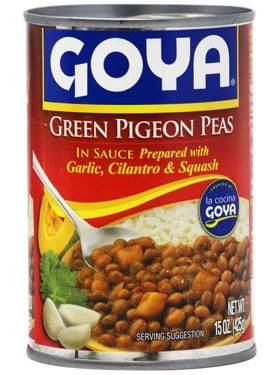 Goya Gandules Verdes Guisados 15 oz