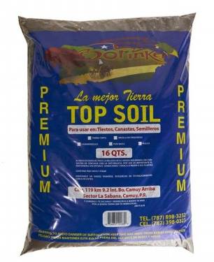 Borinkén La Mejor Tierra Top Soil Premium 16 qts