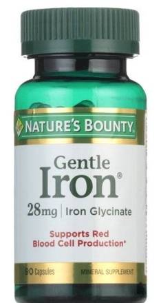 Nature’s Bounty Gentle Iron 28mg