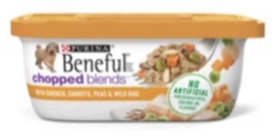 Beneful Chopped Blends Chicken Carrots Peas & Wild Rice
