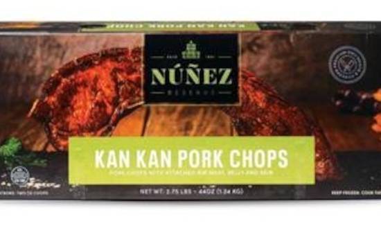 Nuñez Kan Kan Pork Chops 2.75 lbs