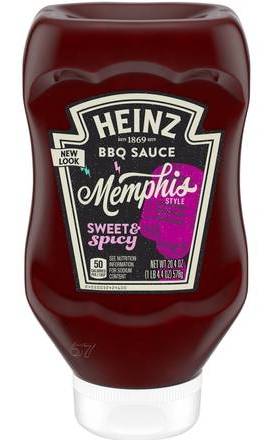 Heinz Memphis Sweet and Spicy BBQ Sauce 20.2 oz