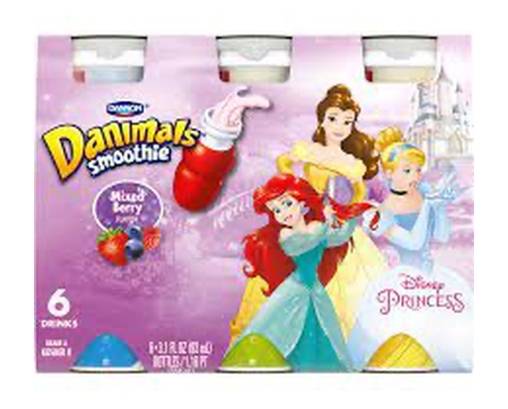 Danimals Smoothies Mixed Berry 6-3.1 oz