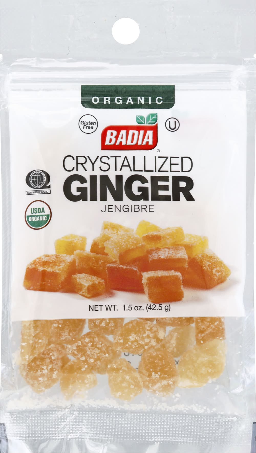 Badia Organic Crystallized Ginger 1.5 oz