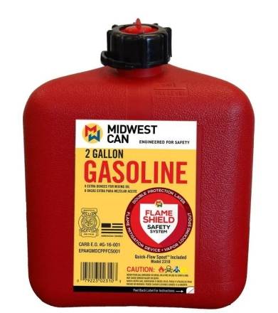Midwest Can 2-Gallon Gasoline Tank