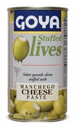 Goya Stuffed Olives Manchego Cheese 5.25 oz