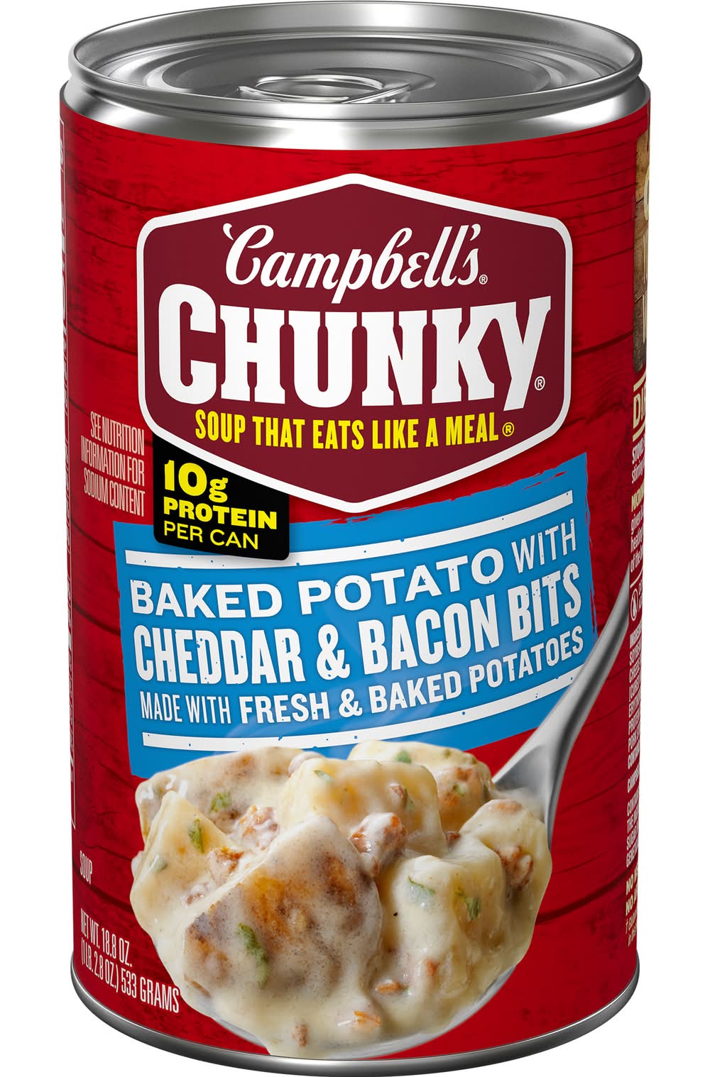 Campbell's Chunky Baked Potato Cheddar & Bacon Bits 19 oz