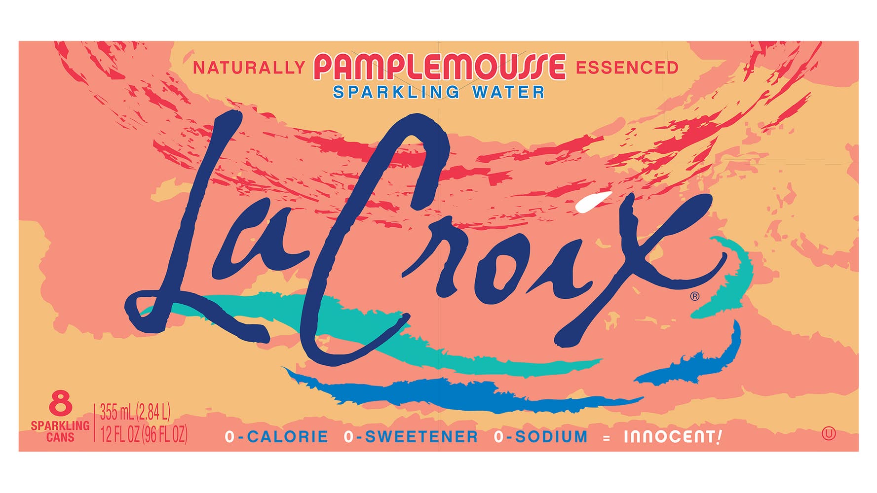 LaCroix Sparkling Water Pamplemousse 8-12 oz