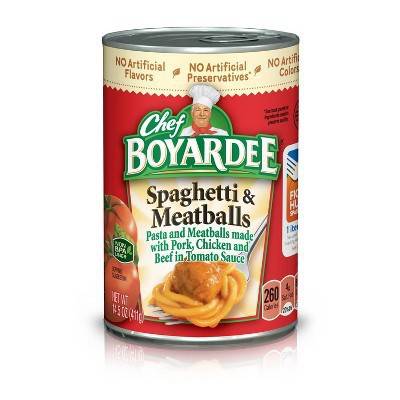 Chef Boyardee Spaghetti and Meatballs 14.5 oz