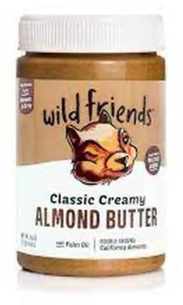 Wild Friends Classic Creamy Almond Butter 16 oz