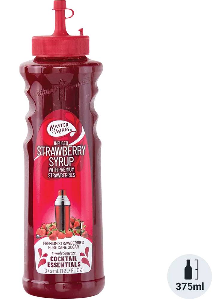 Master of Mixes Strawberry Simple Syrup 12.7 oz