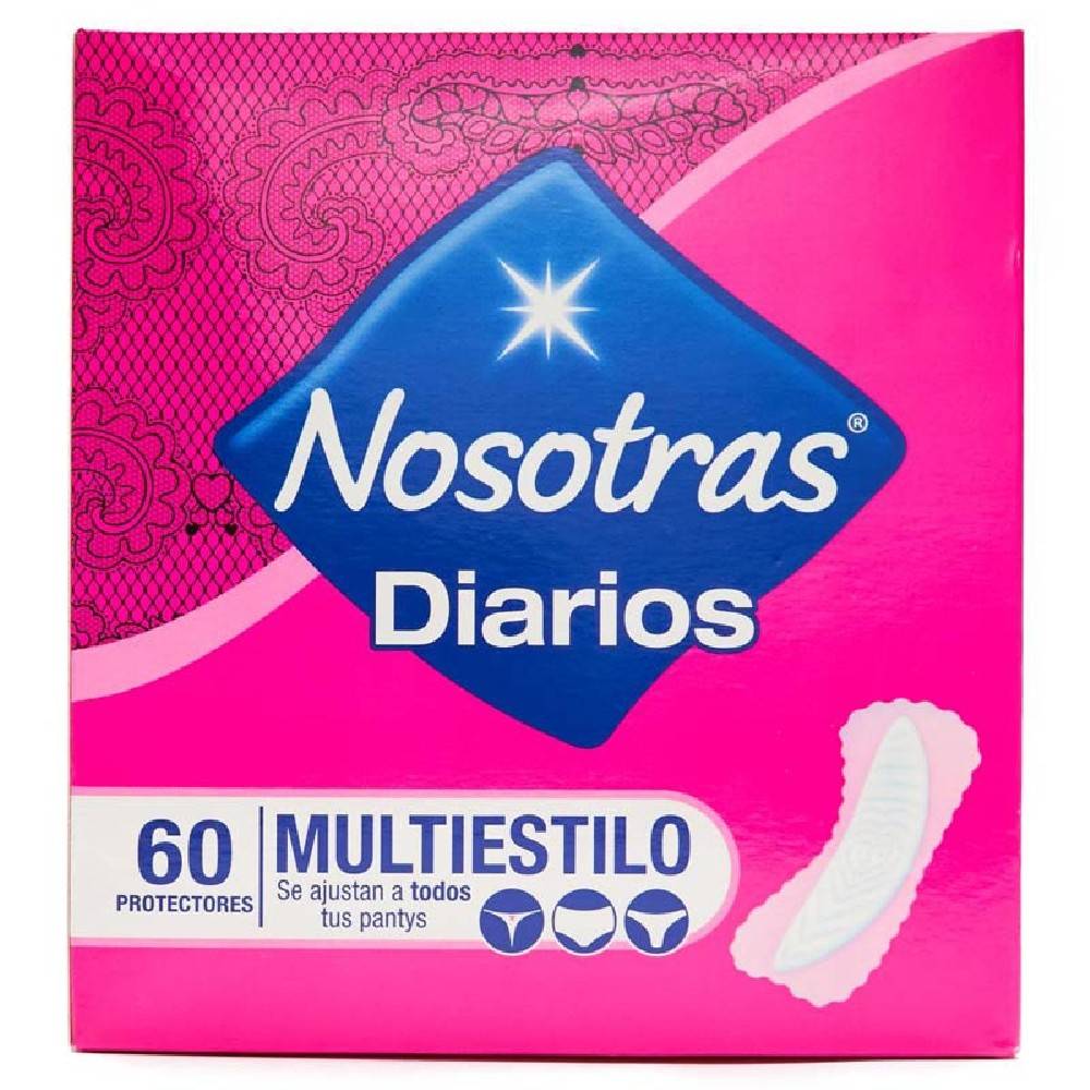 Nosotras Protectores Multiestilo 60 ct