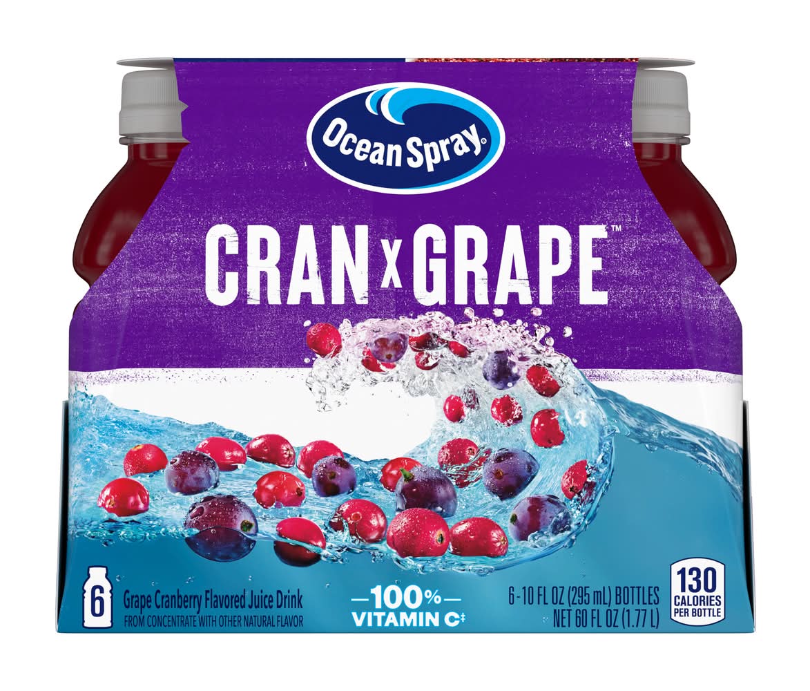 Ocean Spray Cran-Grape Juice 6-10 oz