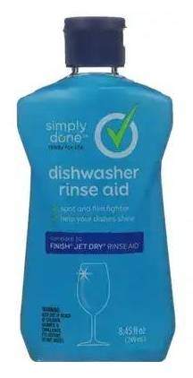 Simply Done Dishwasher Rinse Aid  8.45 oz