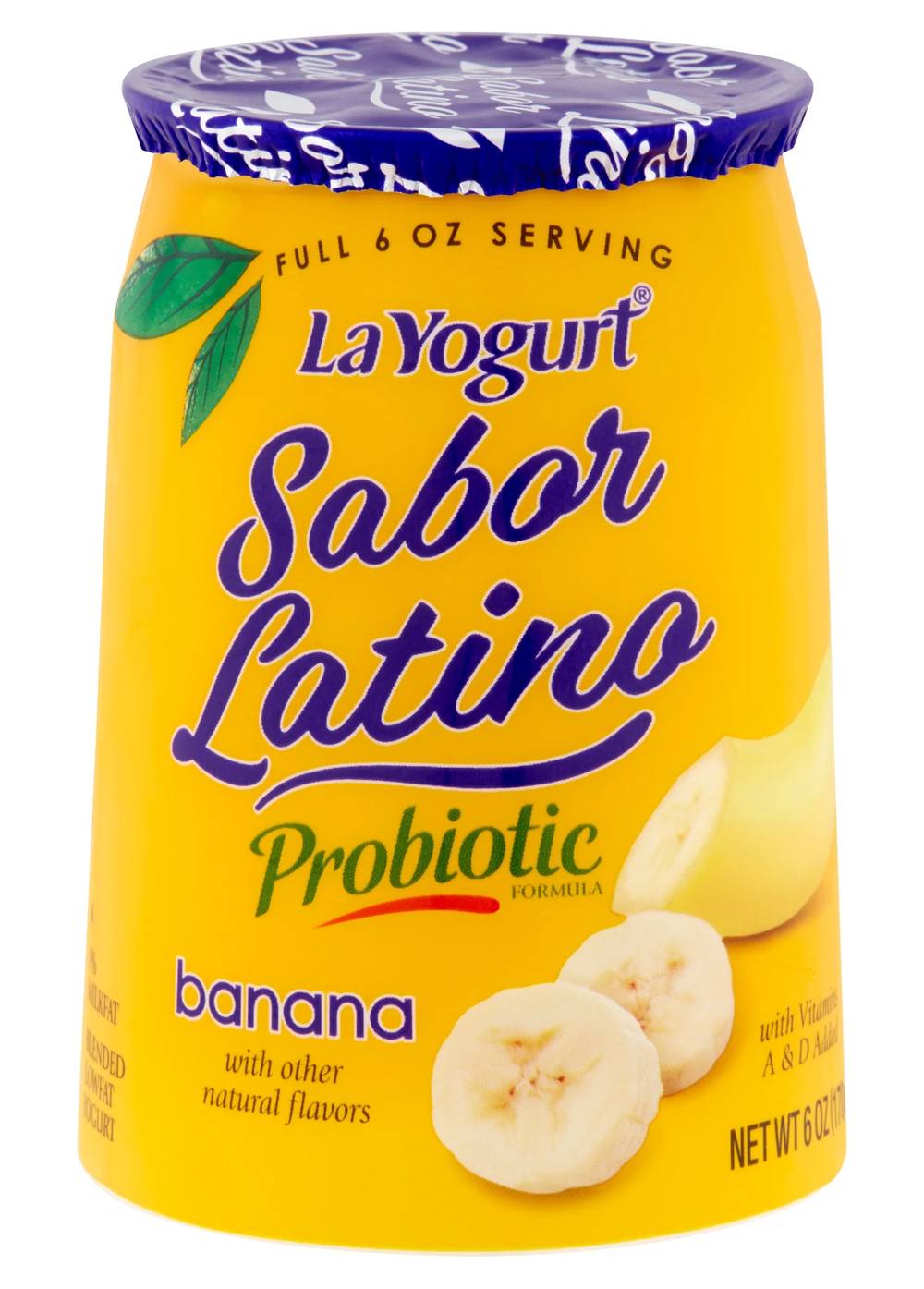 LaYogurt Sabor Latino Probiotic Banana 6 oz