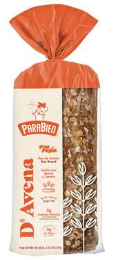  Pan Para Bien D’Avena 20 oz