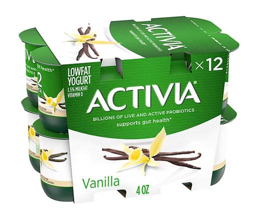 Activia Vanilla 12-4 oz