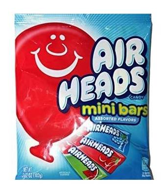 Air Heads Mini Bars Assorted Flavors 4.2 oz