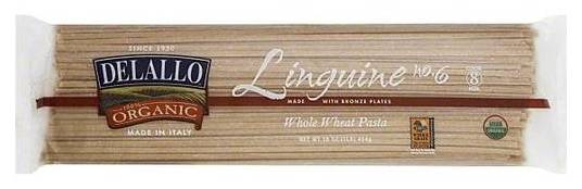 DeLallo Organic Whole Wheat Pasta Linguini No. 6 16 oz