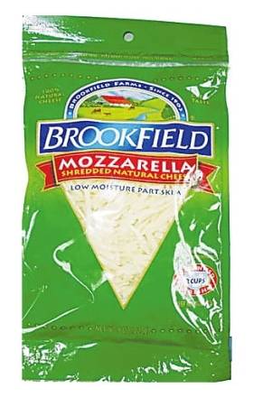 Brookfield Shredded Cheese Mozzarella 8 oz