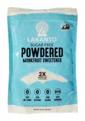 Lakanto Powdered Monkfruit Sweetener 16 oz